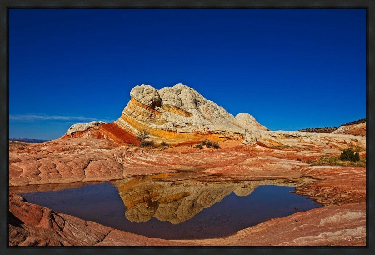 White Pocket Reflection Gallery Wrap