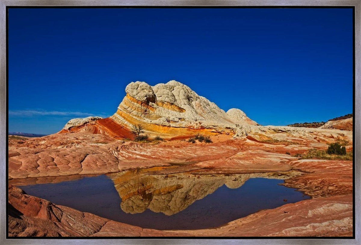 White Pocket Reflection Gallery Wrap