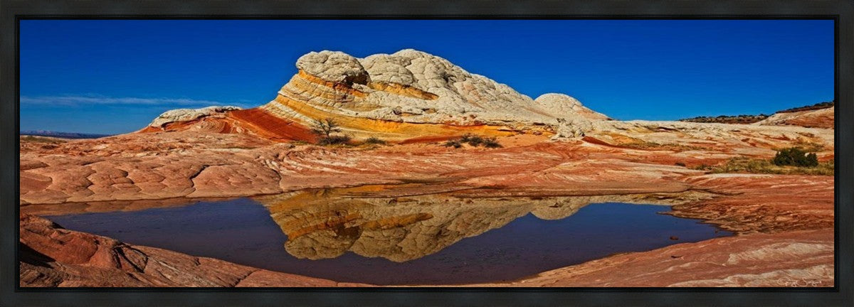 White Pocket Reflection Gallery Wrap