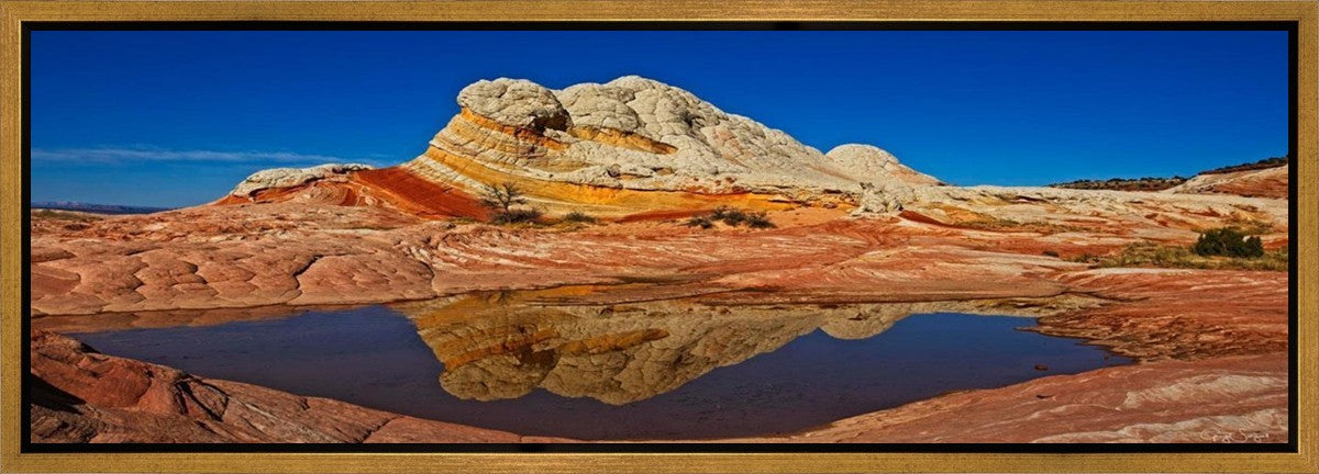 White Pocket Reflection Gallery Wrap