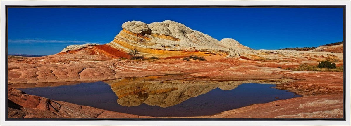 White Pocket Reflection Gallery Wrap