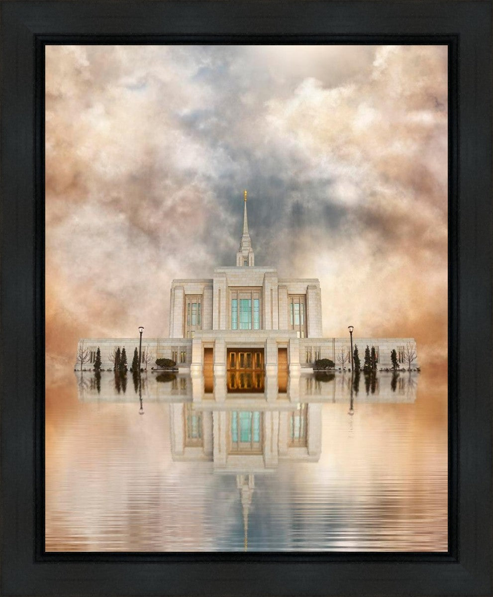 Millennial Reflection Ogden Temple Gallery Wrap