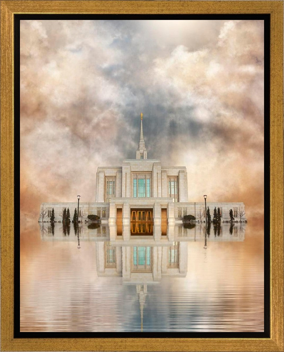 Millennial Reflection Ogden Temple Gallery Wrap