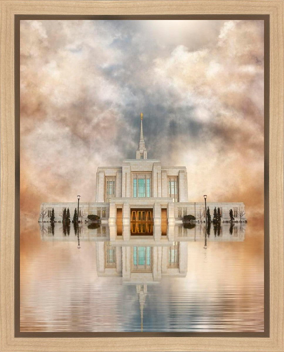Millennial Reflection Ogden Temple Gallery Wrap