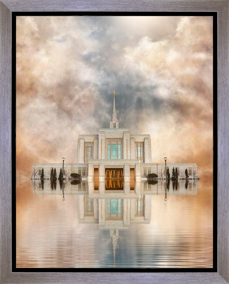 Millennial Reflection Ogden Temple Gallery Wrap