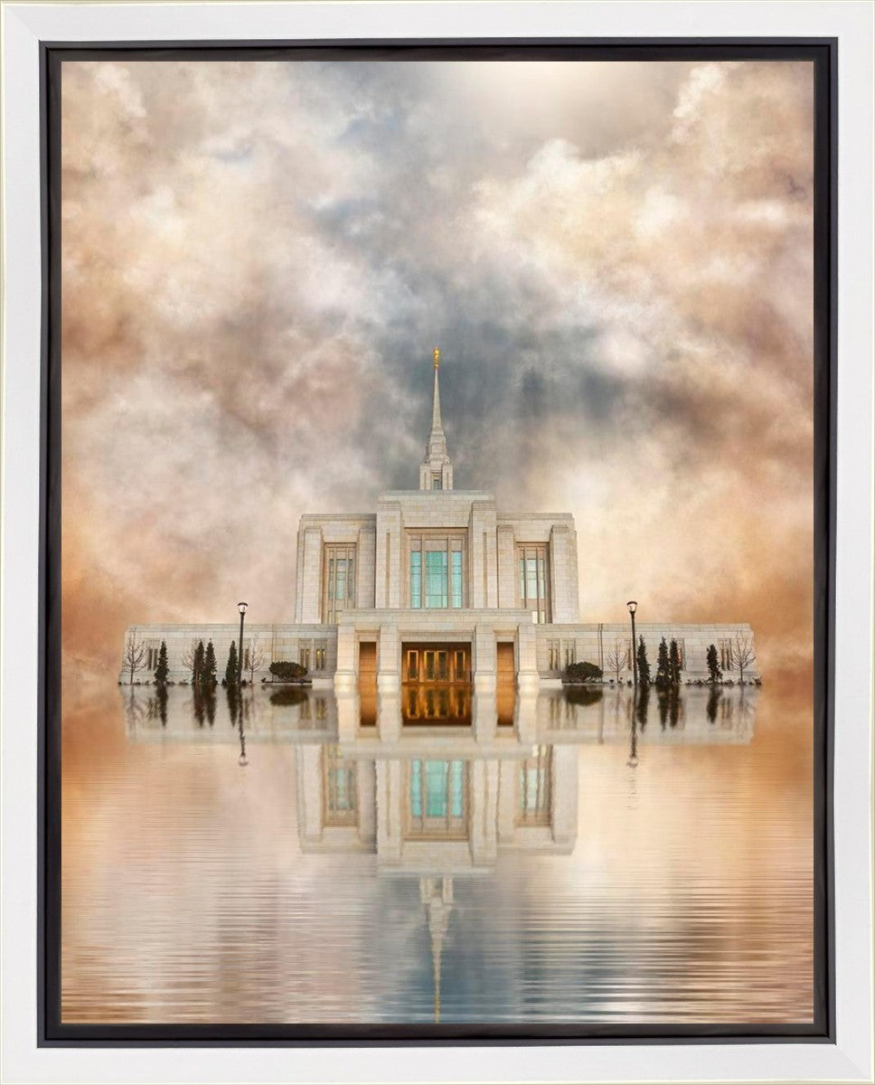 Millennial Reflection Ogden Temple Gallery Wrap