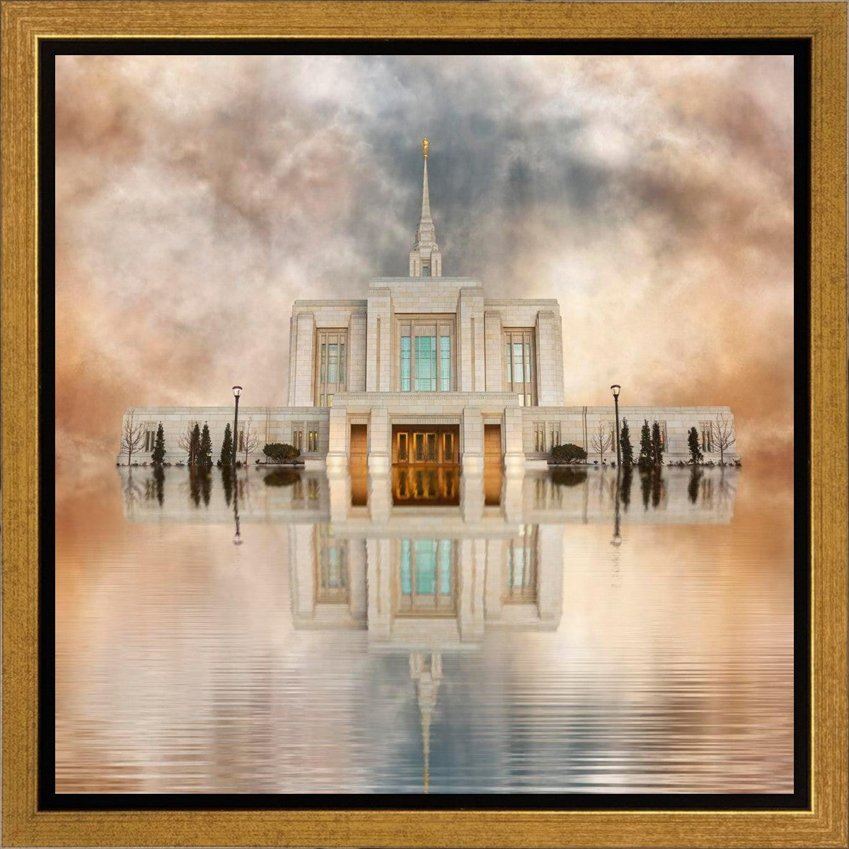 Millennial Reflection Ogden Temple Gallery Wrap