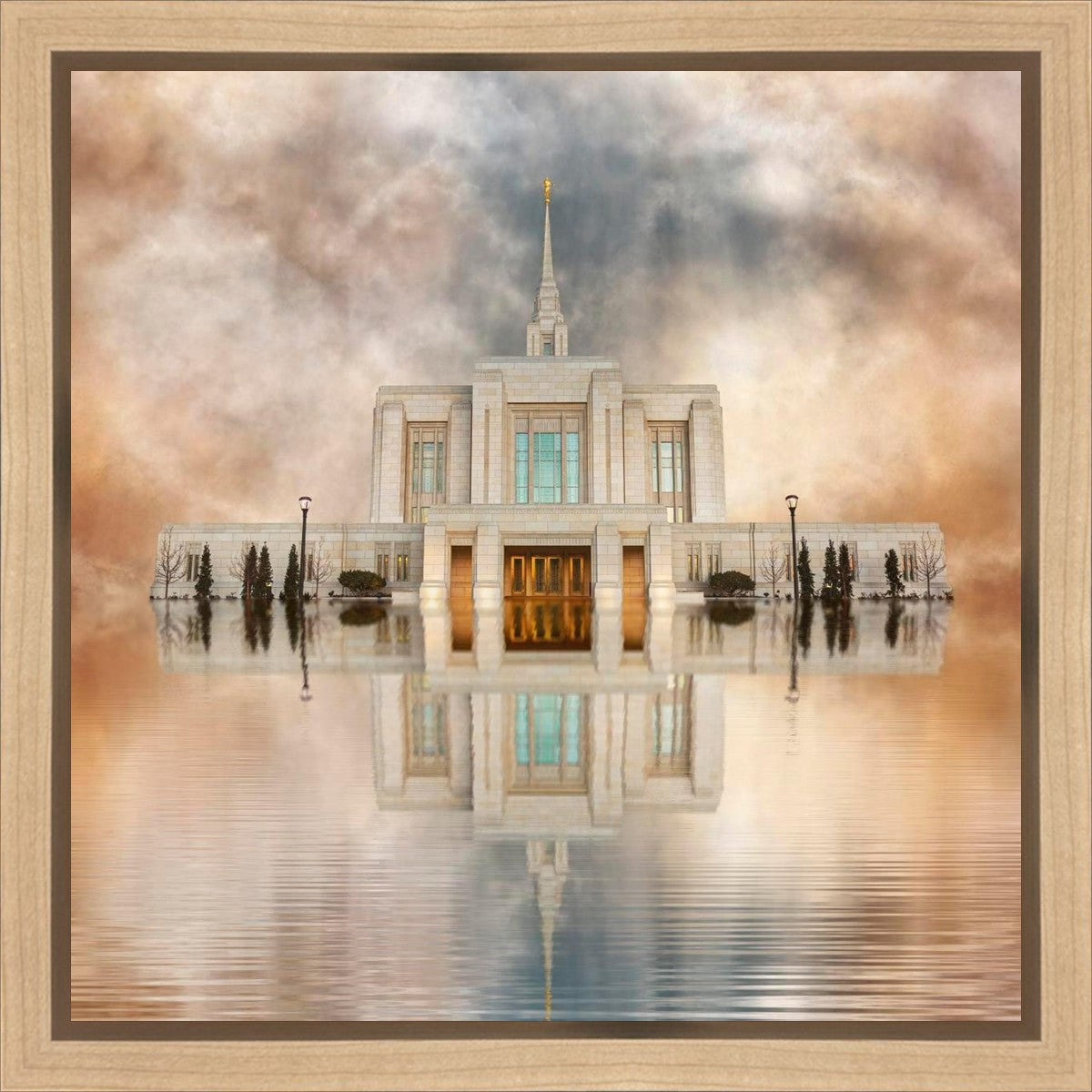 Millennial Reflection Ogden Temple Gallery Wrap