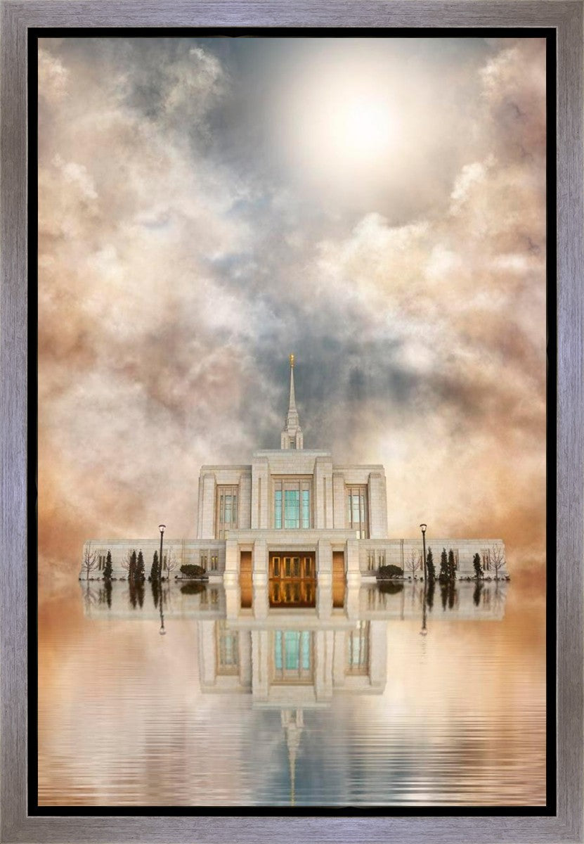 Millennial Reflection Ogden Temple Gallery Wrap