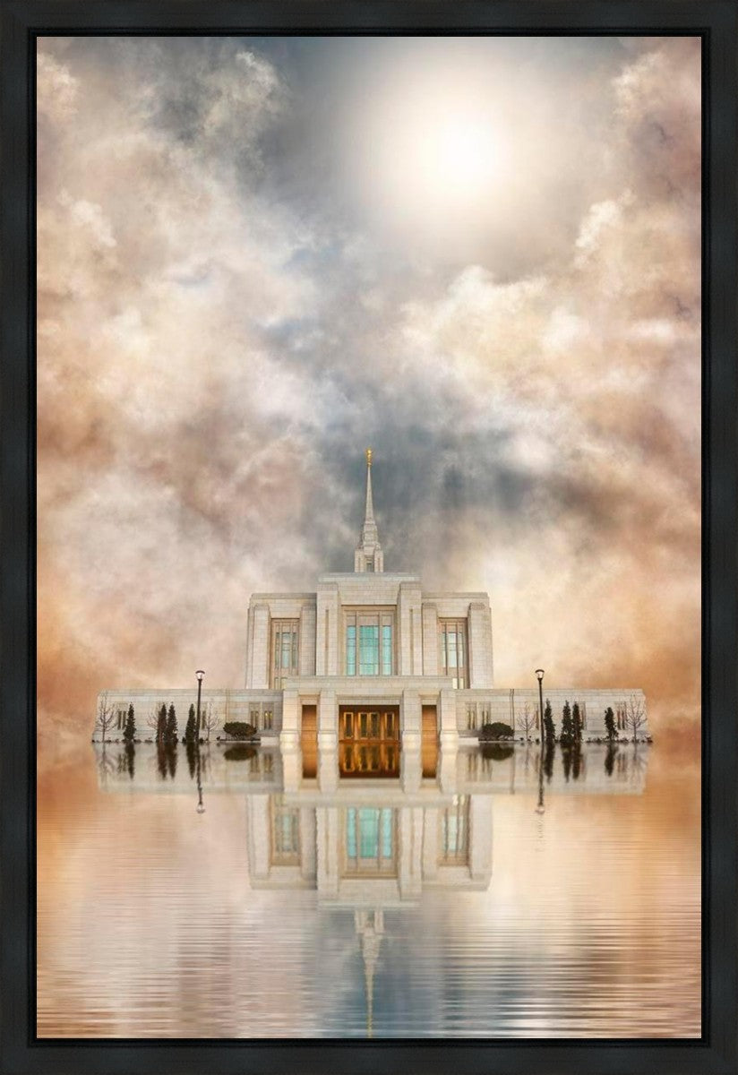Millennial Reflection Ogden Temple Gallery Wrap