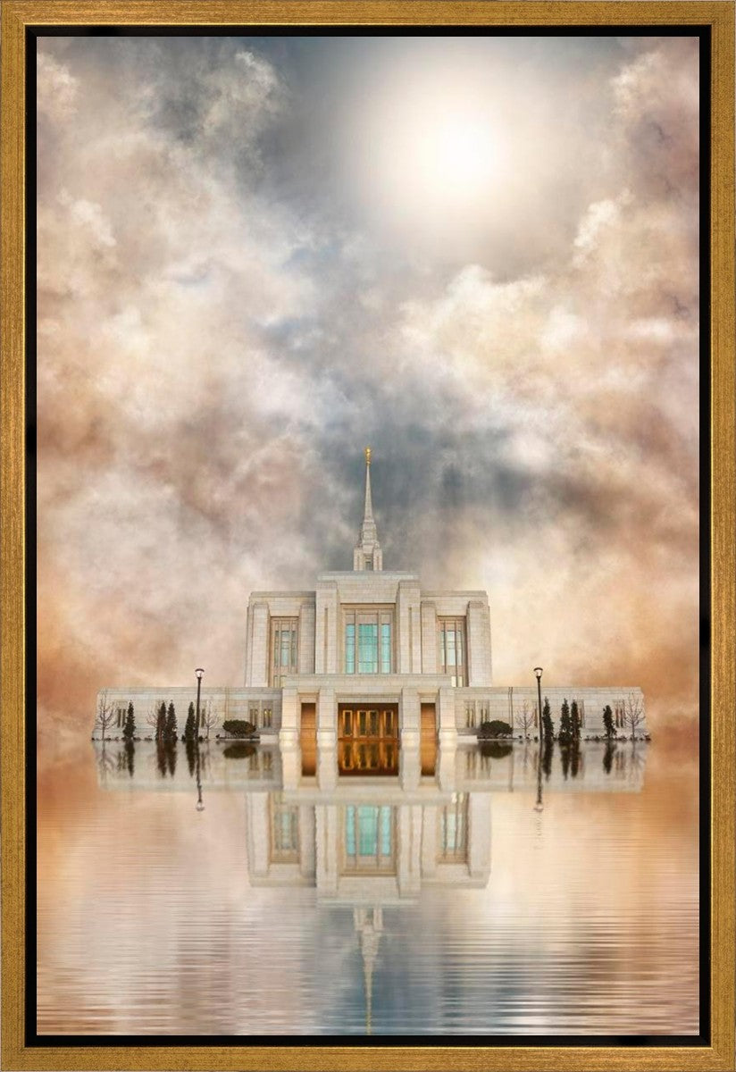 Millennial Reflection Ogden Temple Gallery Wrap