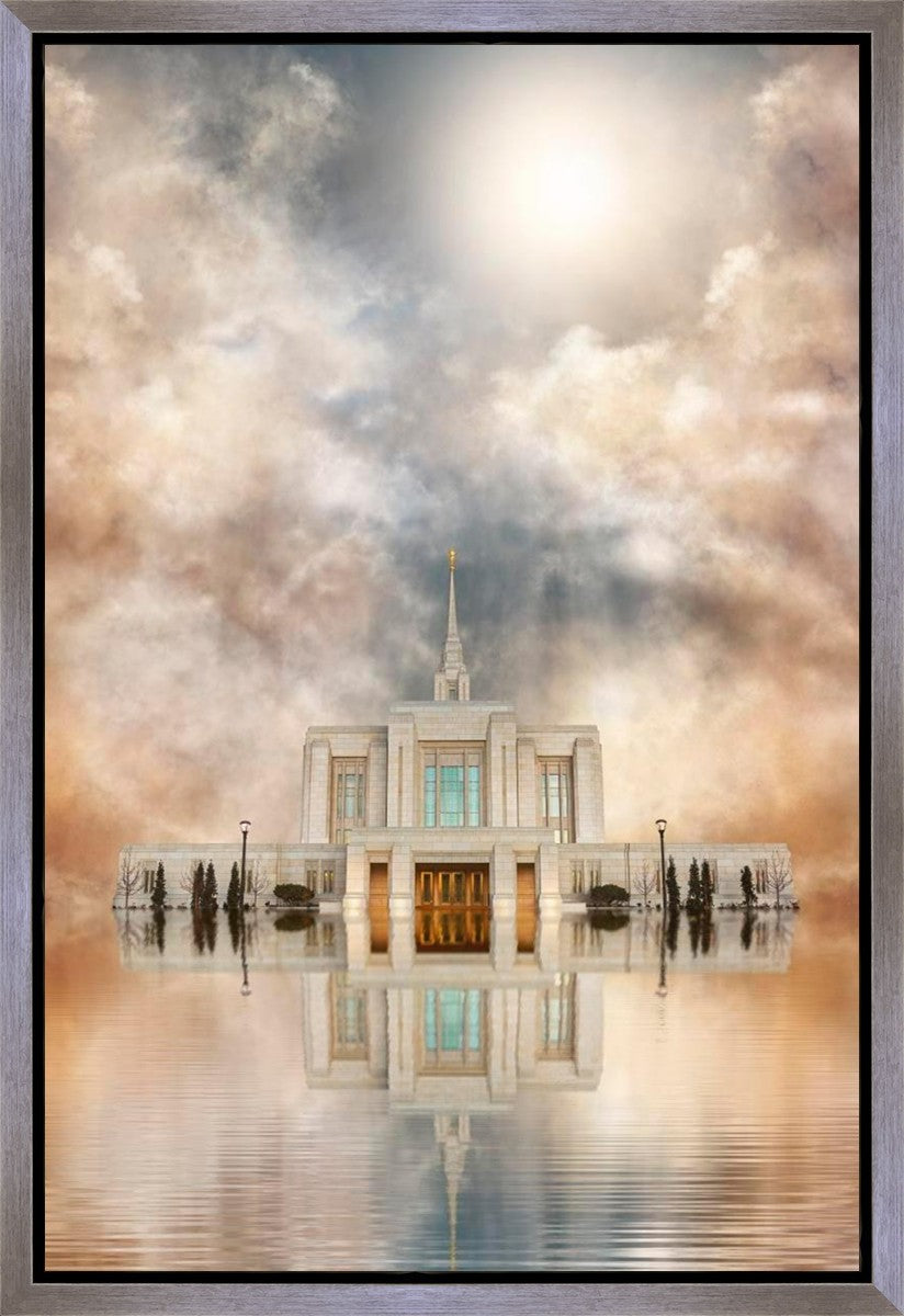Millennial Reflection Ogden Temple Gallery Wrap