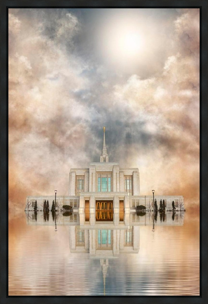Millennial Reflection Ogden Temple Gallery Wrap