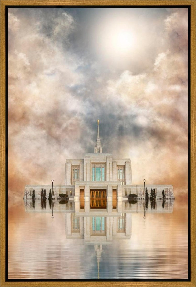 Millennial Reflection Ogden Temple Gallery Wrap
