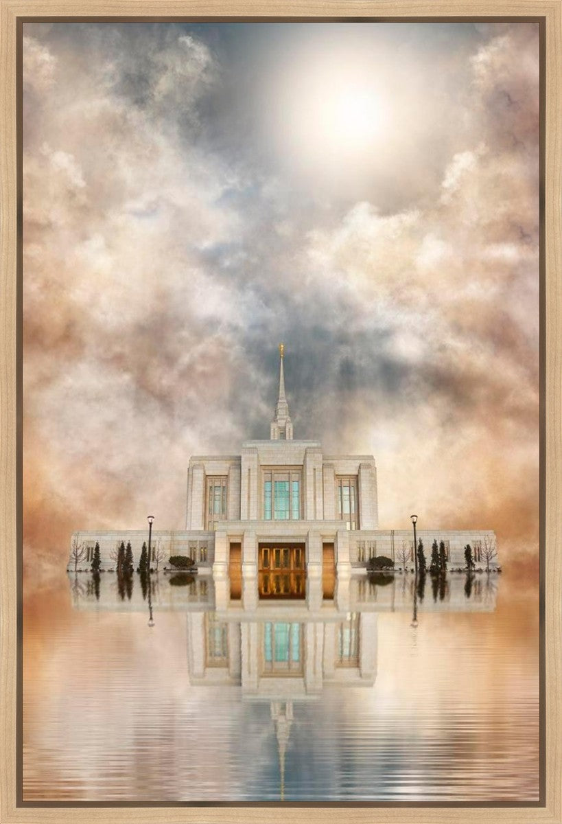 Millennial Reflection Ogden Temple Gallery Wrap