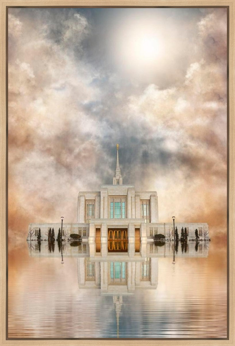 Millennial Reflection Ogden Temple Gallery Wrap