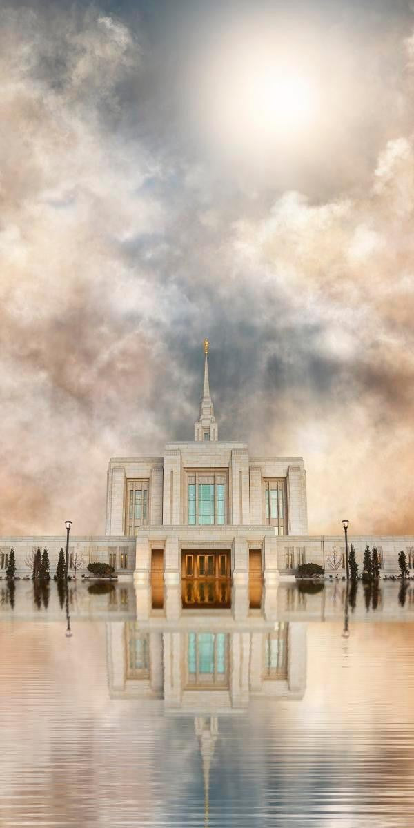 Millennial Reflection Ogden Temple Gallery Wrap