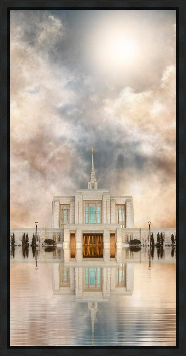 Millennial Reflection Ogden Temple Gallery Wrap