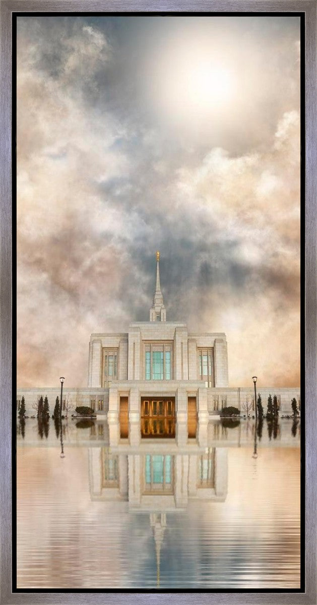 Millennial Reflection Ogden Temple Gallery Wrap