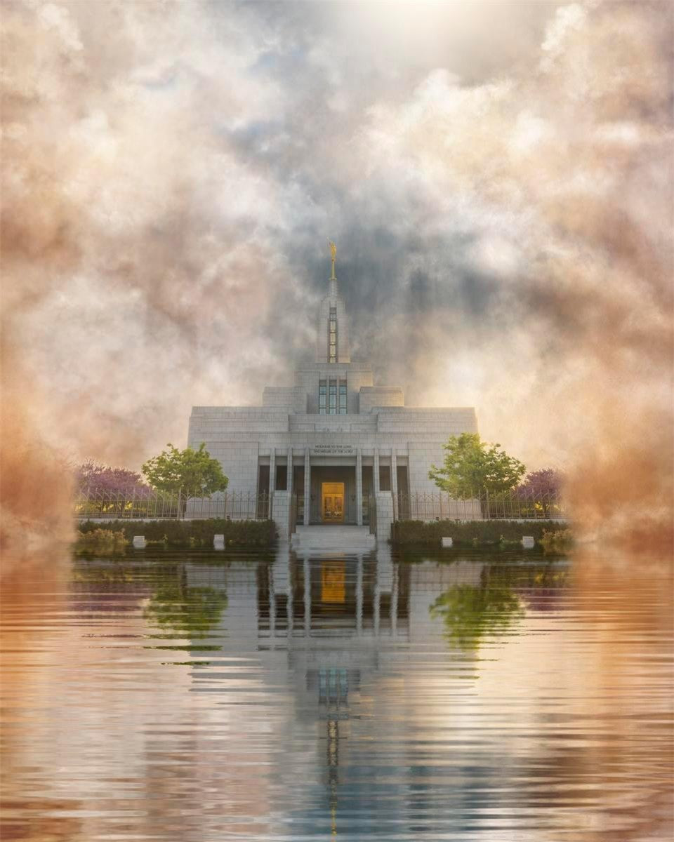 Millennial Reflection Draper Temple Gallery Wrap