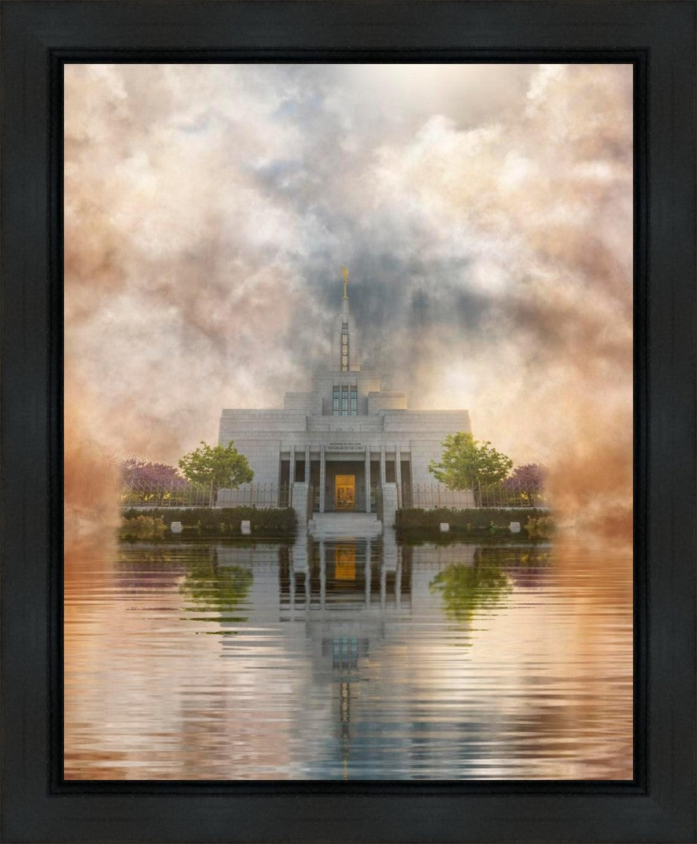 Millennial Reflection Draper Temple Gallery Wrap