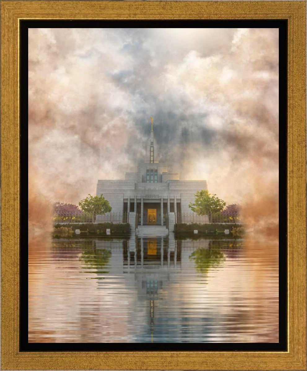 Millennial Reflection Draper Temple Gallery Wrap