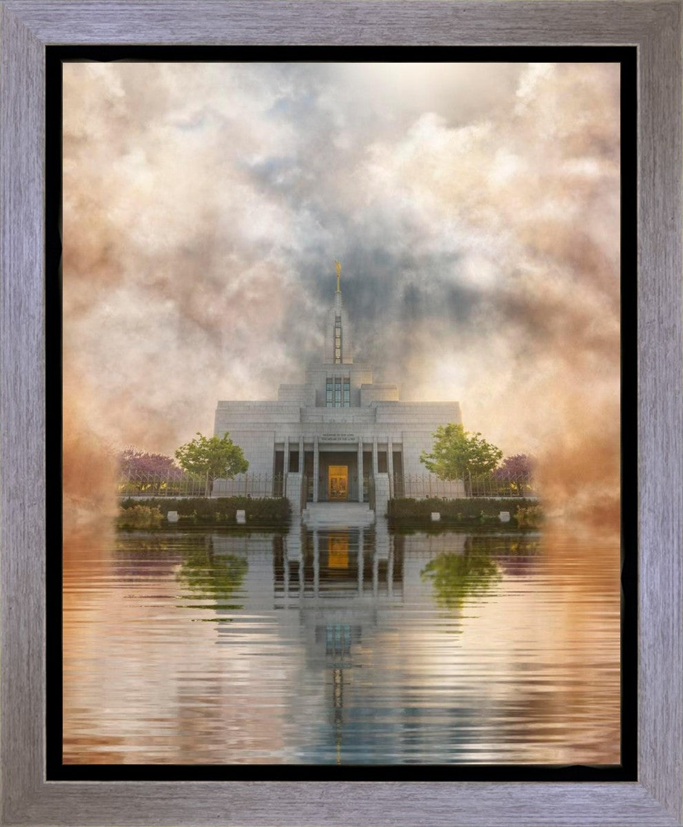 Millennial Reflection Draper Temple Gallery Wrap