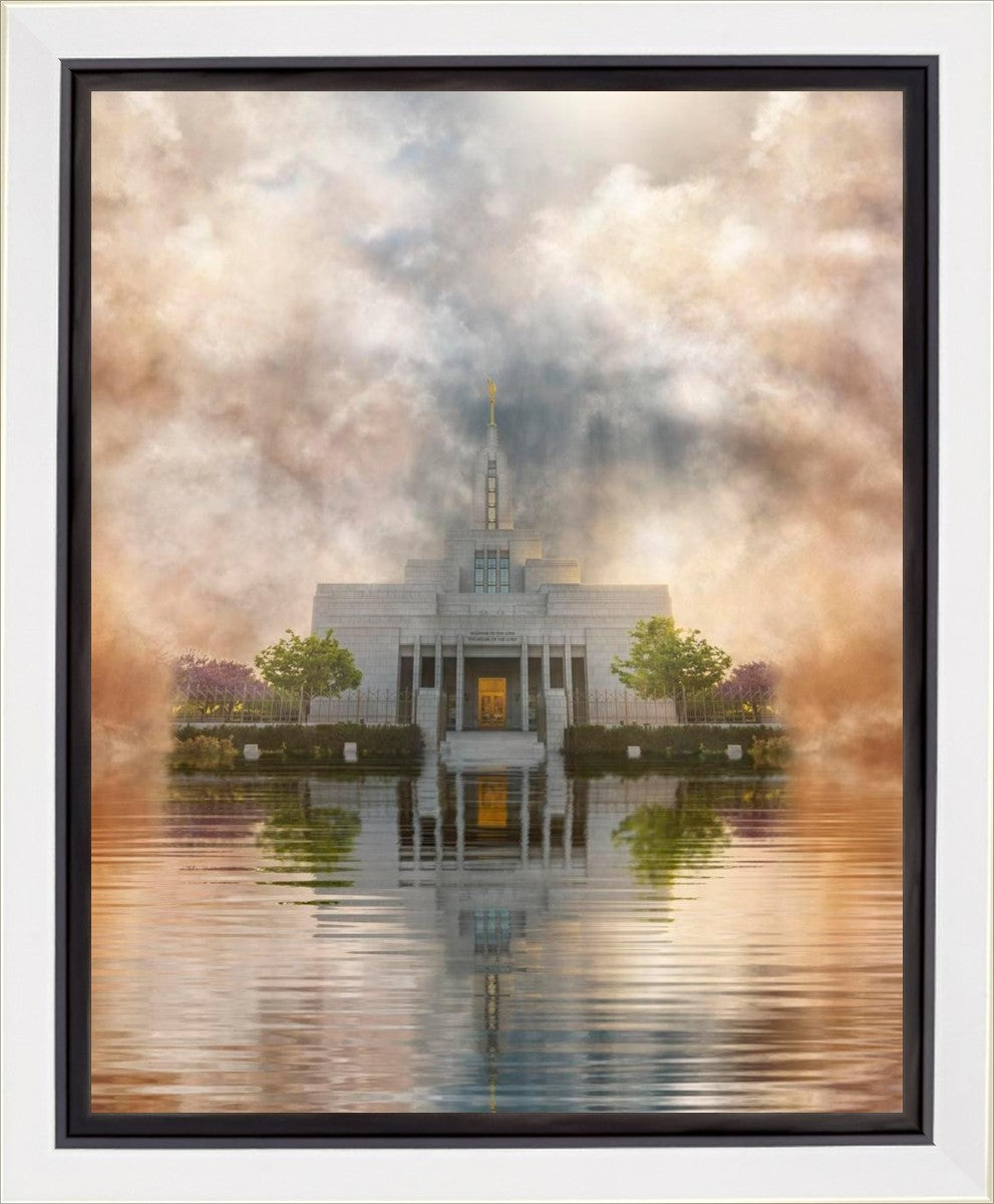 Millennial Reflection Draper Temple Gallery Wrap
