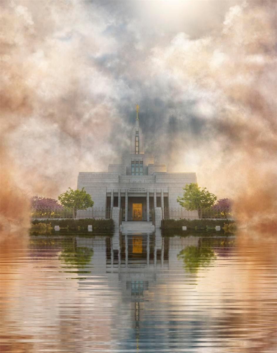 Millennial Reflection Draper Temple Gallery Wrap