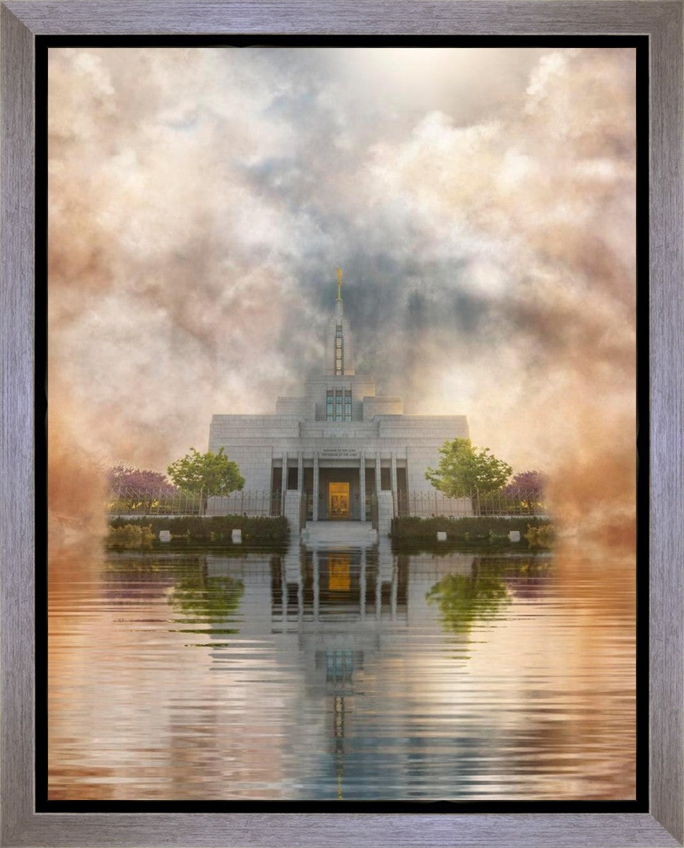Millennial Reflection Draper Temple Gallery Wrap