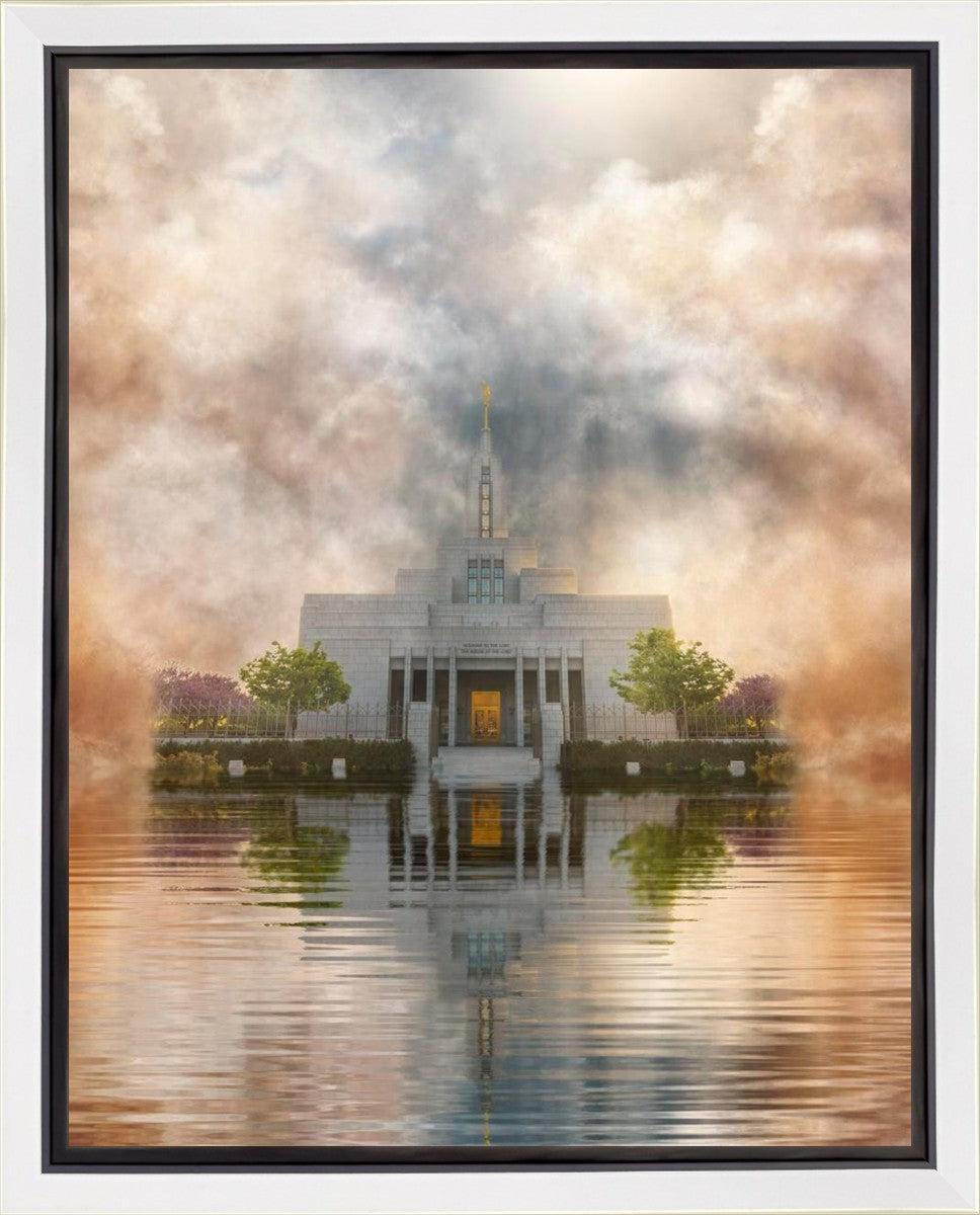 Millennial Reflection Draper Temple Gallery Wrap