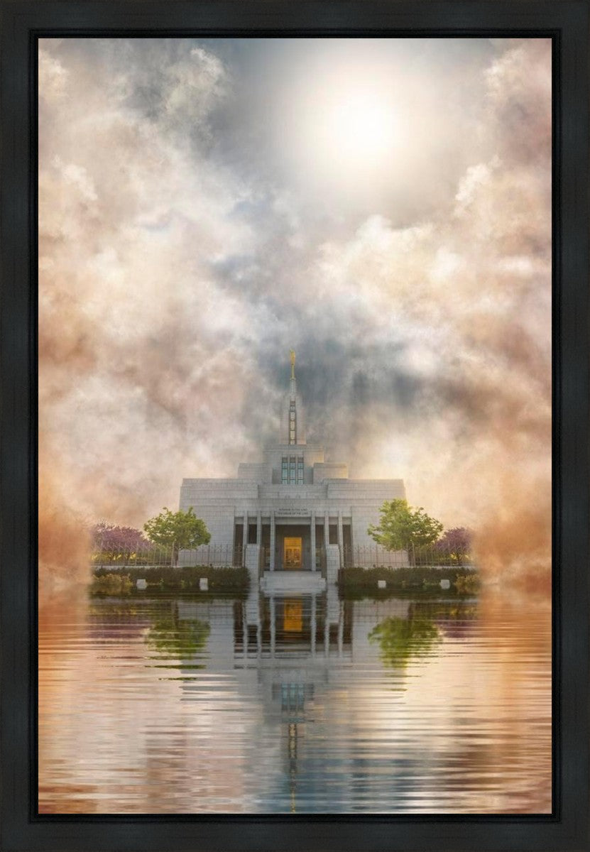 Millennial Reflection Draper Temple Gallery Wrap