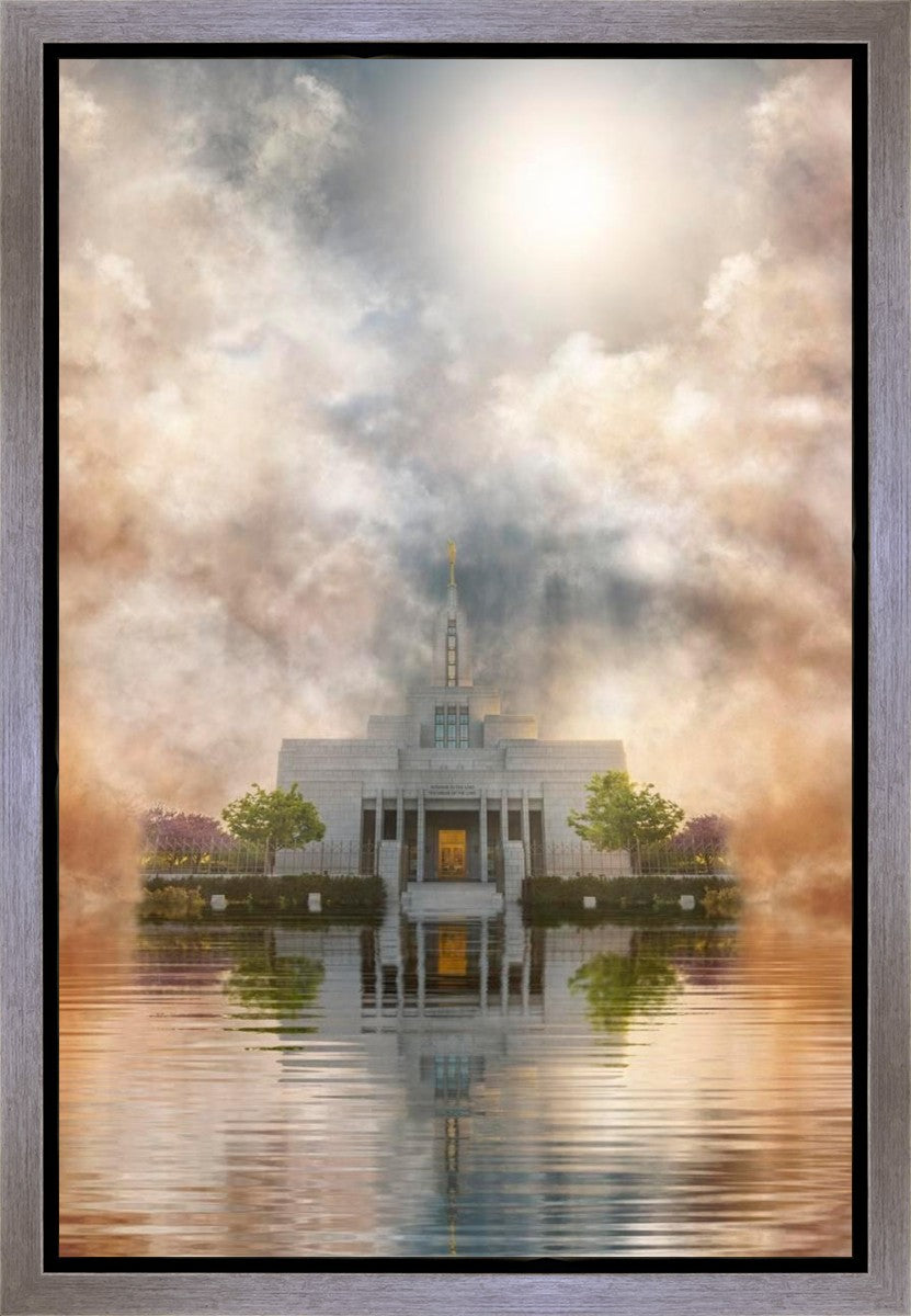 Millennial Reflection Draper Temple Gallery Wrap