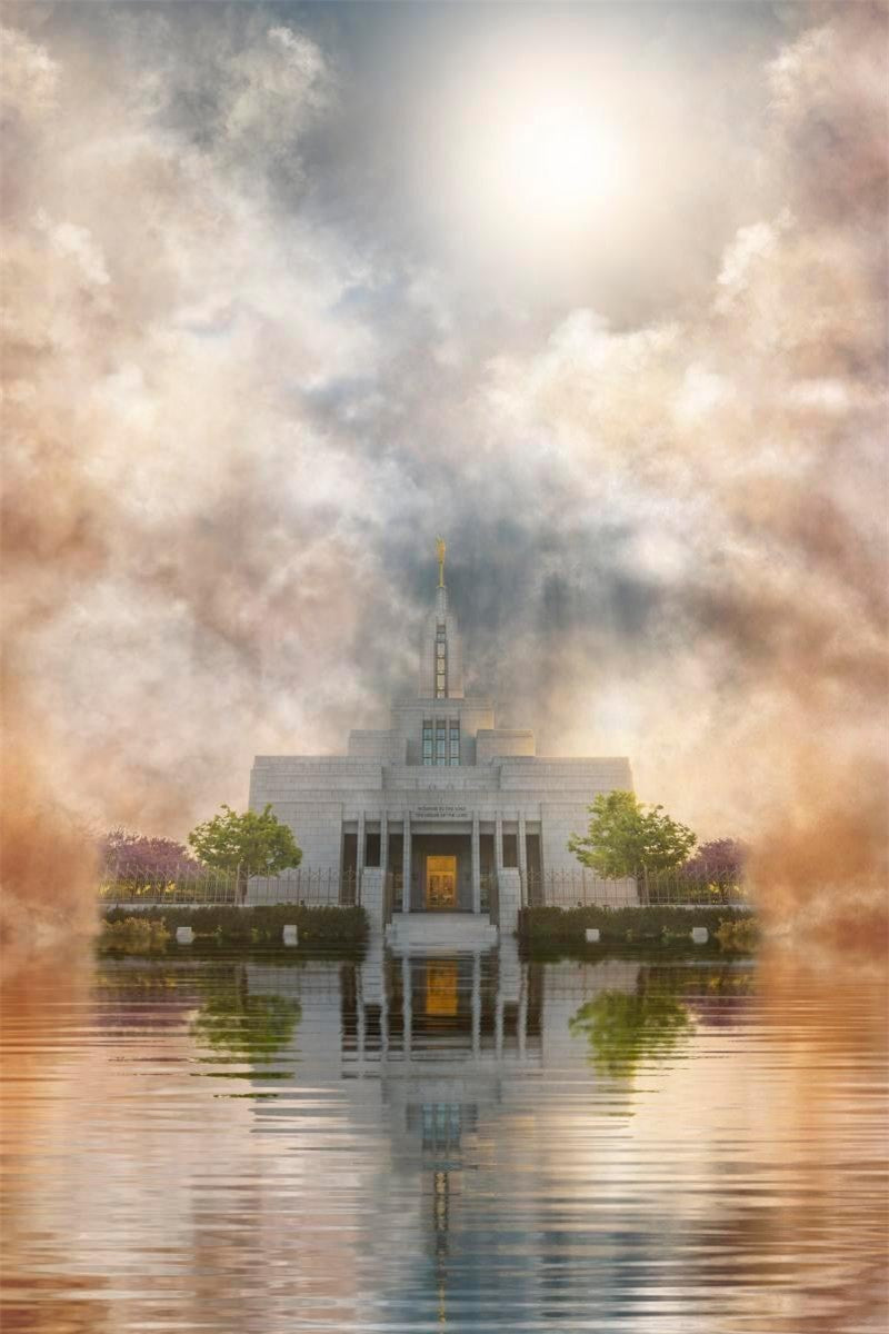 Millennial Reflection Draper Temple Gallery Wrap