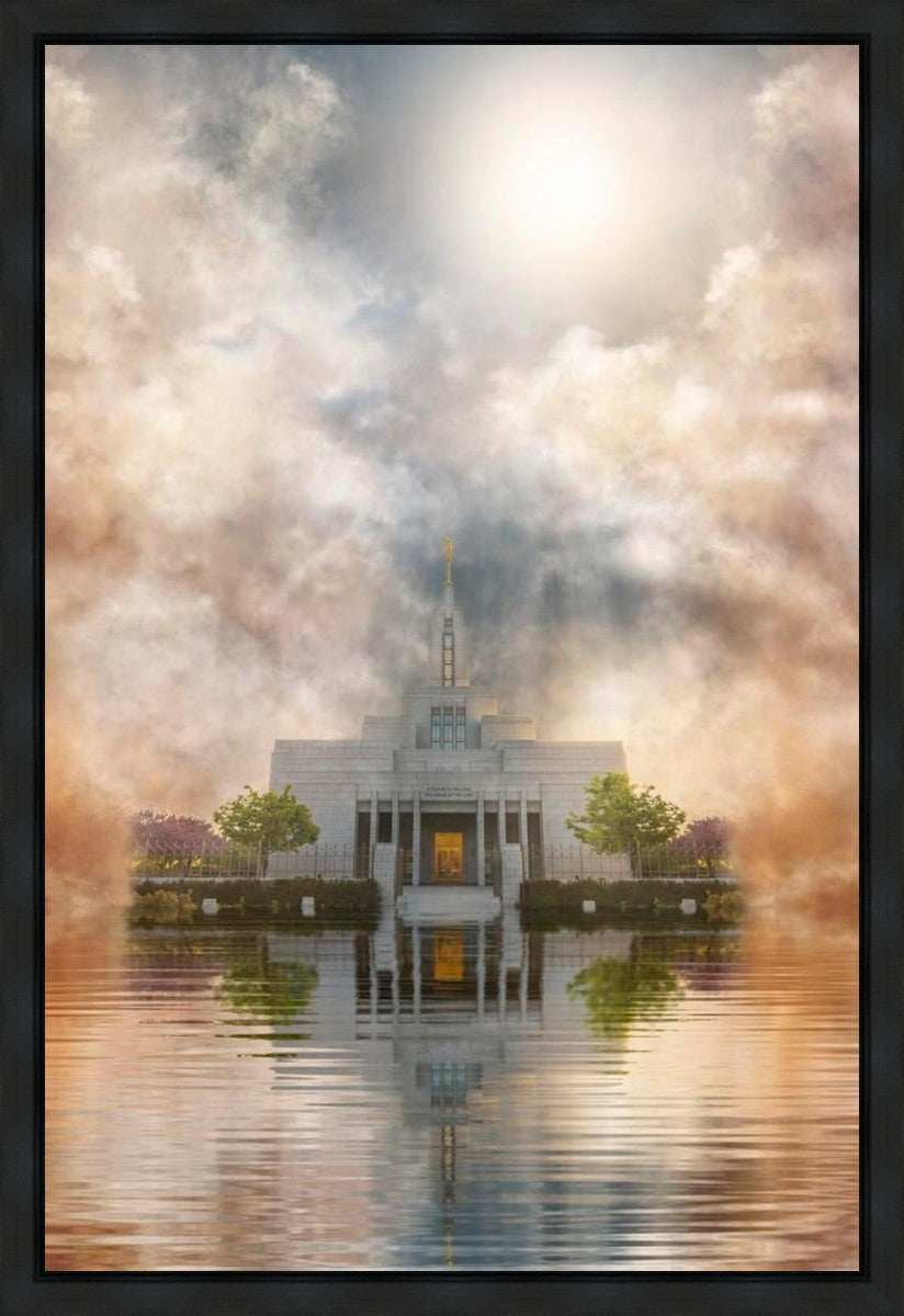 Millennial Reflection Draper Temple Gallery Wrap