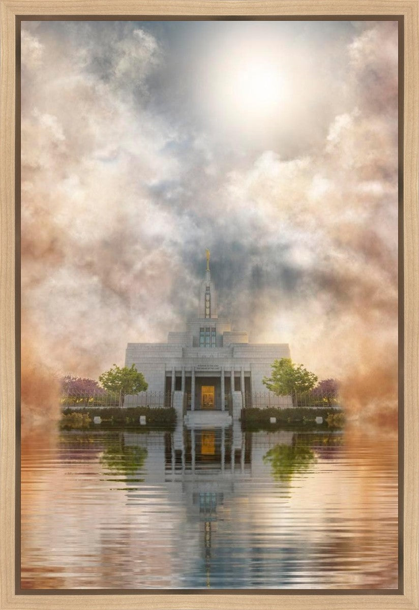 Millennial Reflection Draper Temple Gallery Wrap