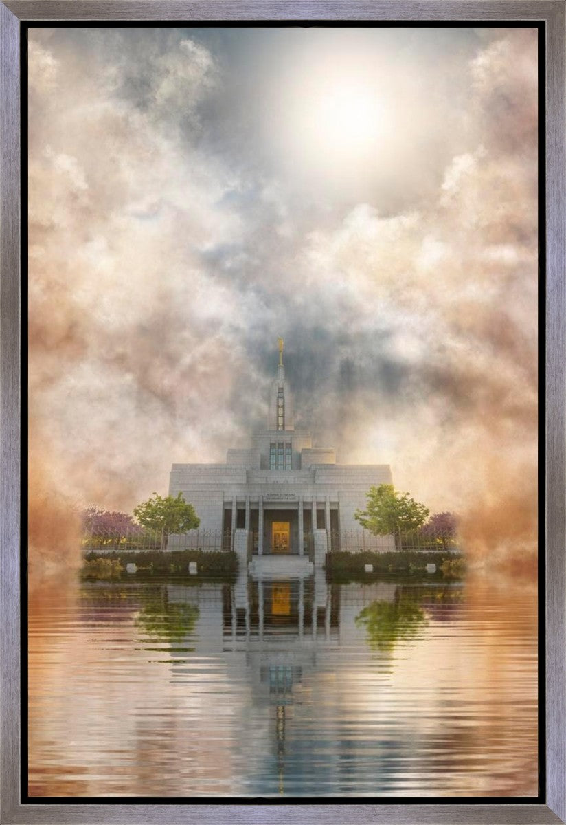 Millennial Reflection Draper Temple Gallery Wrap