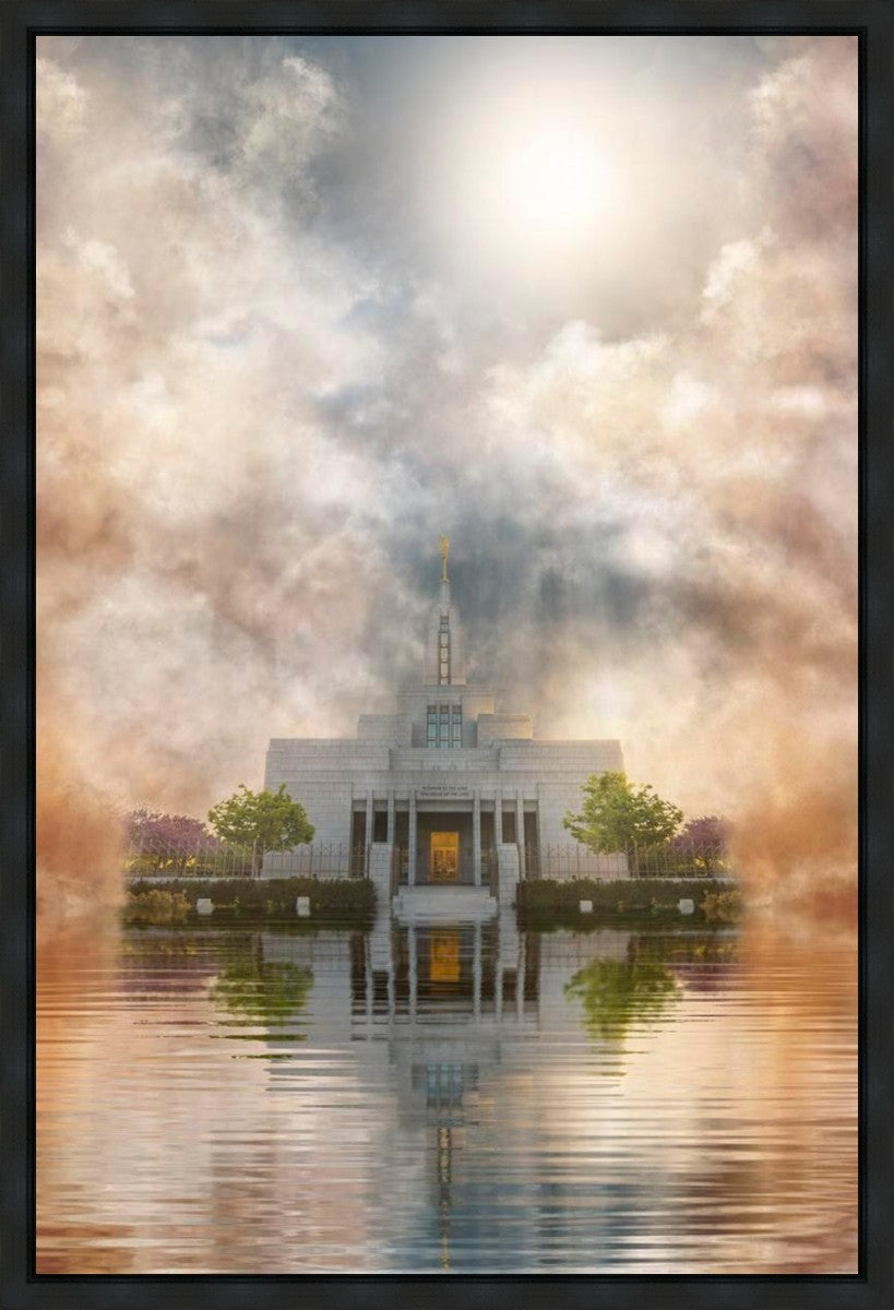 Millennial Reflection Draper Temple Gallery Wrap