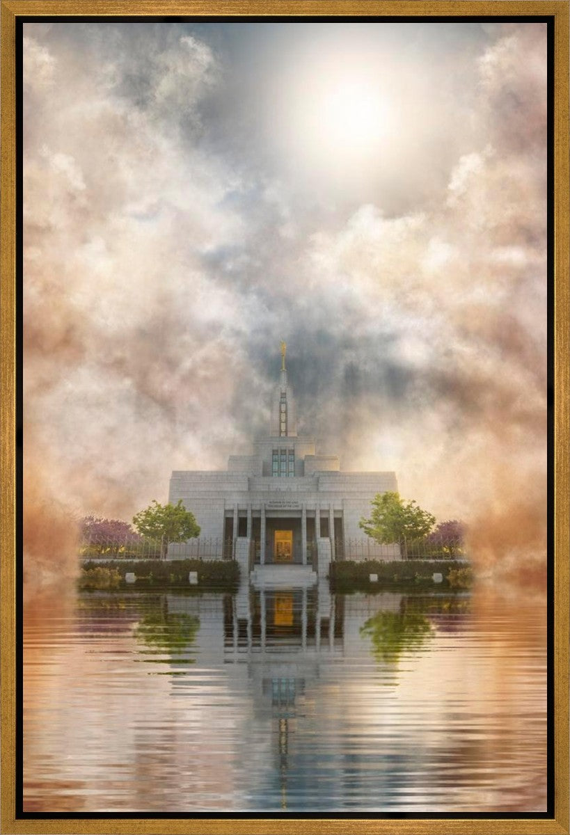 Millennial Reflection Draper Temple Gallery Wrap