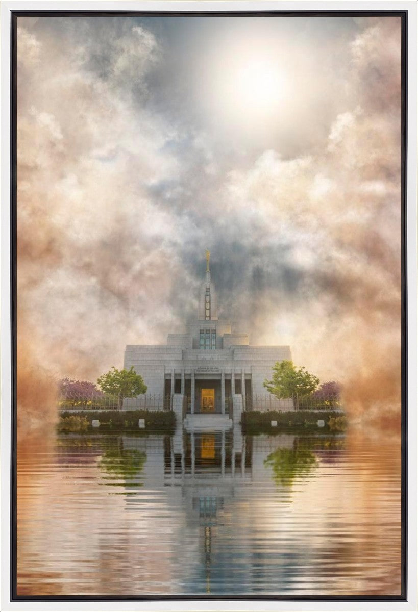 Millennial Reflection Draper Temple Gallery Wrap