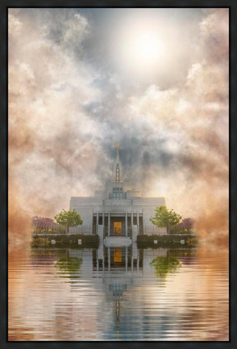 Millennial Reflection Draper Temple Gallery Wrap