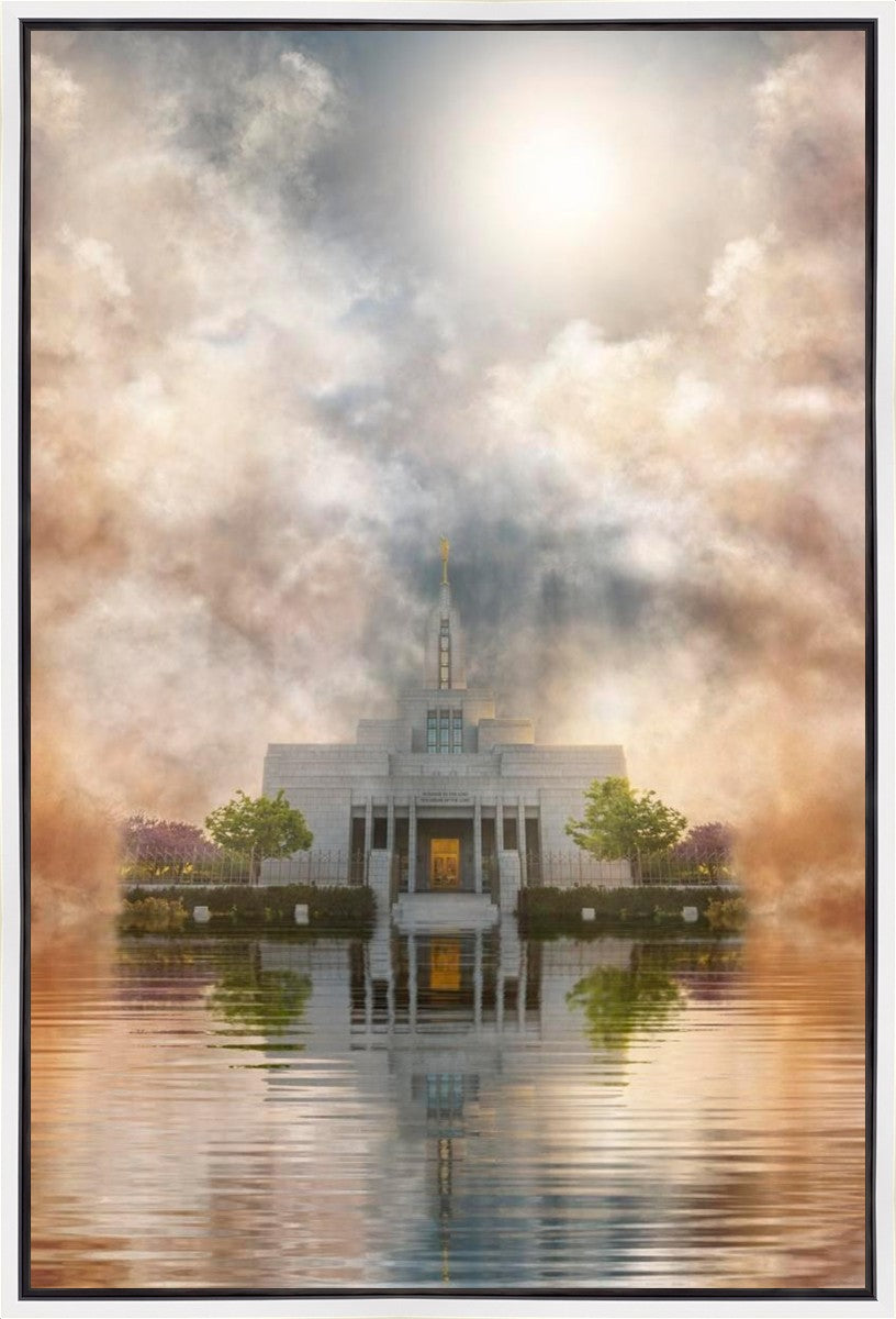 Millennial Reflection Draper Temple Gallery Wrap