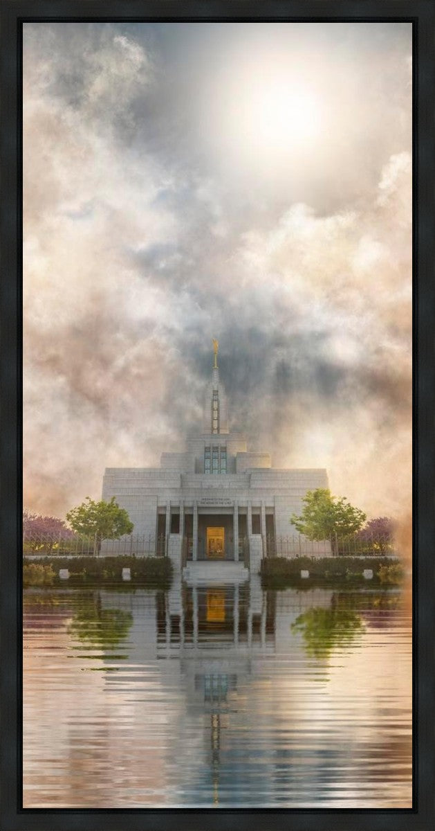 Millennial Reflection Draper Temple Gallery Wrap