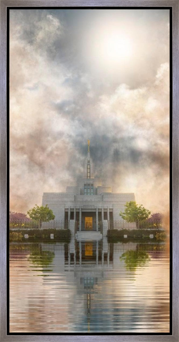 Millennial Reflection Draper Temple Gallery Wrap
