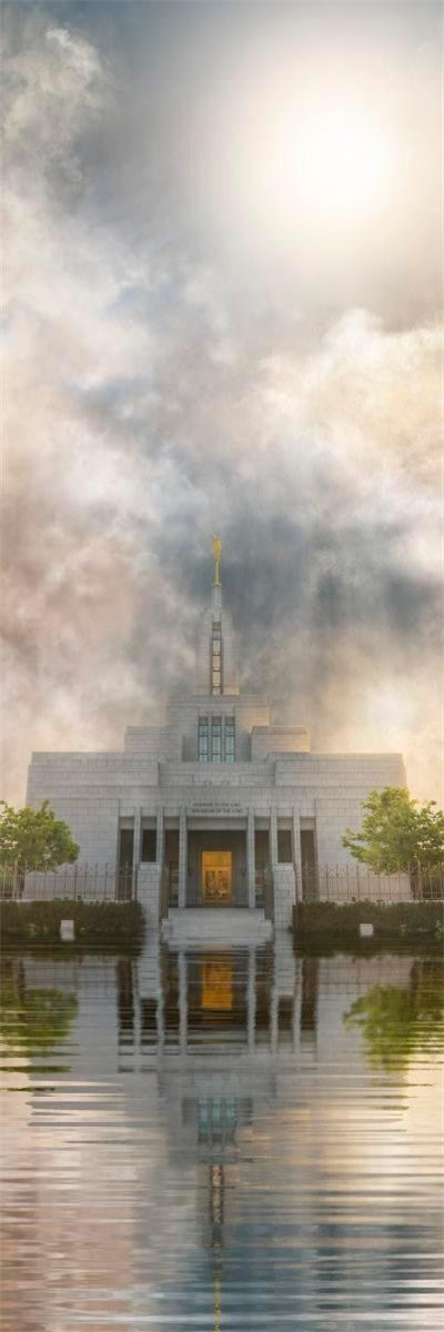 Millennial Reflection Draper Temple Gallery Wrap