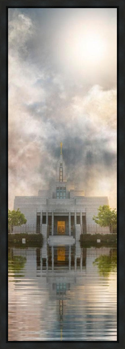 Millennial Reflection Draper Temple Gallery Wrap