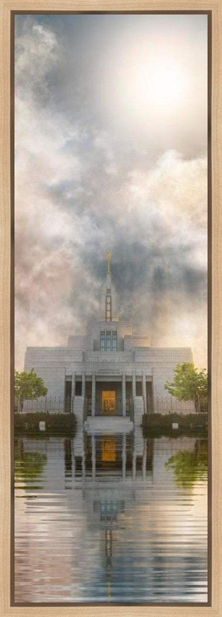 Millennial Reflection Draper Temple Gallery Wrap