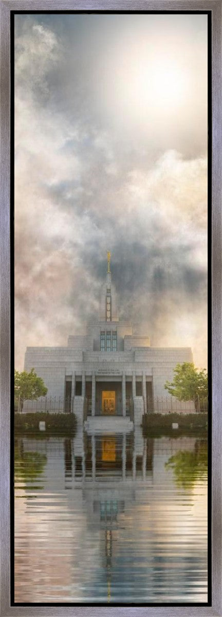 Millennial Reflection Draper Temple Gallery Wrap