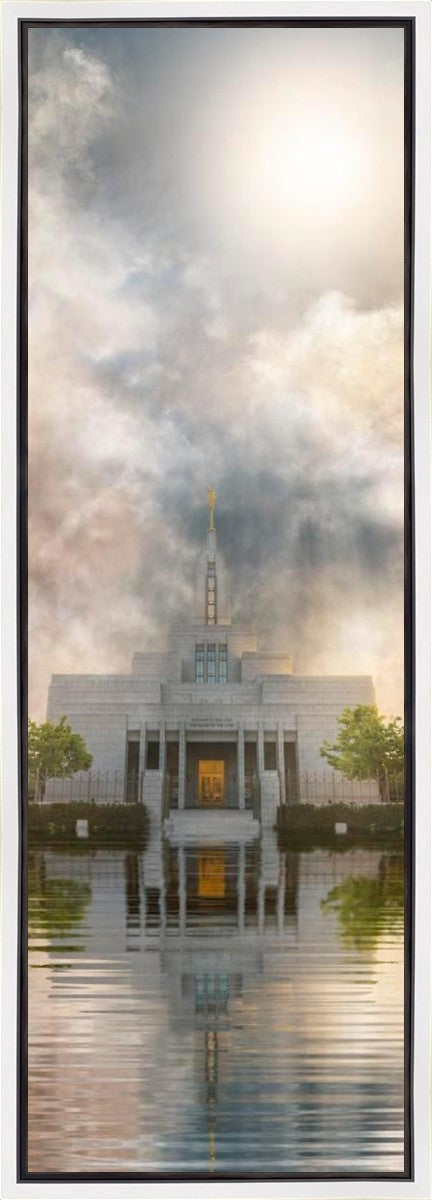 Millennial Reflection Draper Temple Gallery Wrap