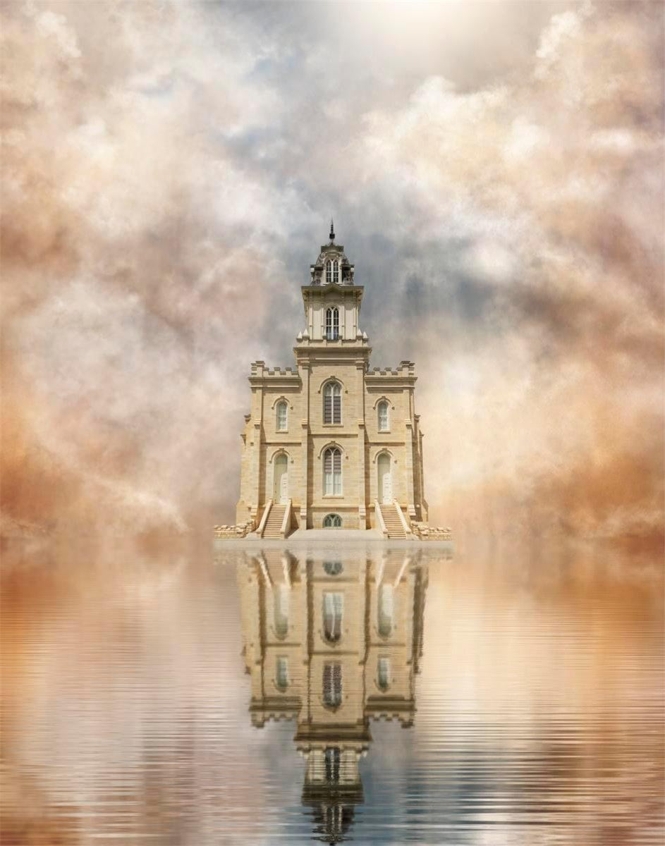 Millennial Reflection Manti Temple Gallery Wrap